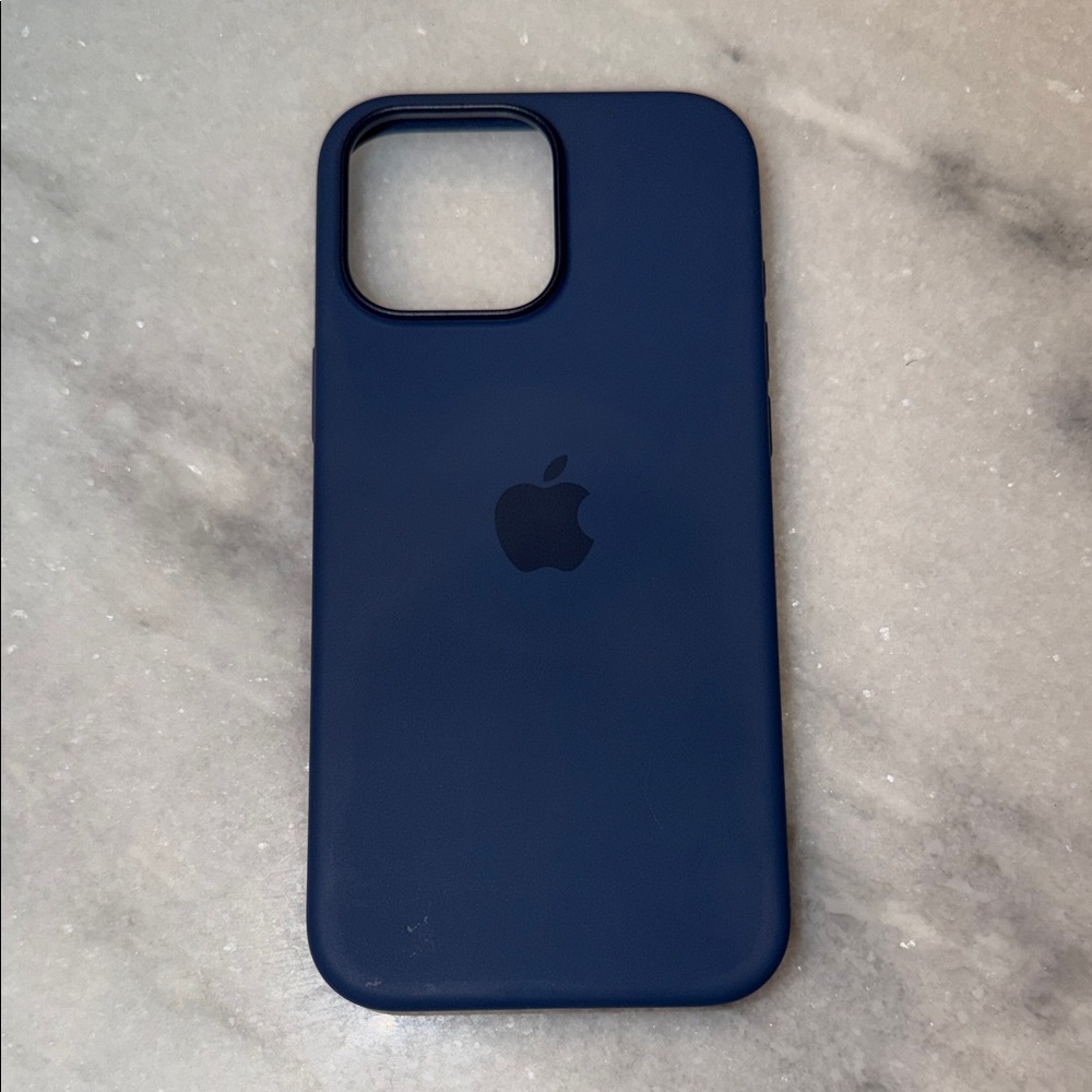 Apple Midnight Blue iPhone 16 Pro Max Silicone Case